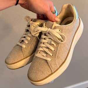 Cole Haan women’s wool Cream Sneakers